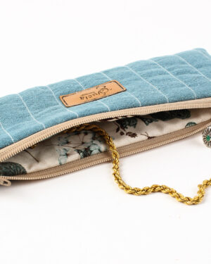 lniany piornik w stylu boho