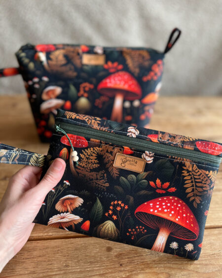 Komplet 3 kosmetyczek - LEŚNA MAGIA