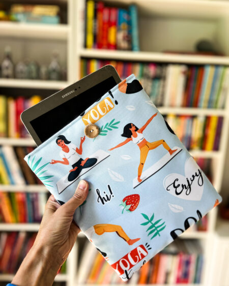 Wodoodporny pokrowiec na książkę / tablet / planer / notes JOGA