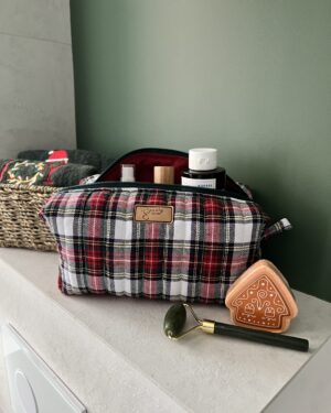 Świąteczna kosmetyczka - kratka