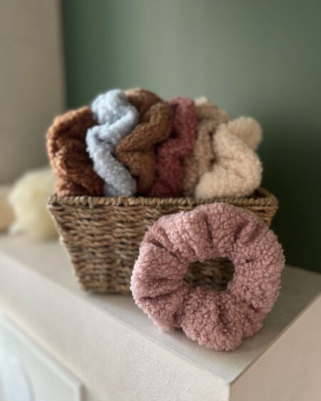 Scrunchie BLADORÓŻOWA