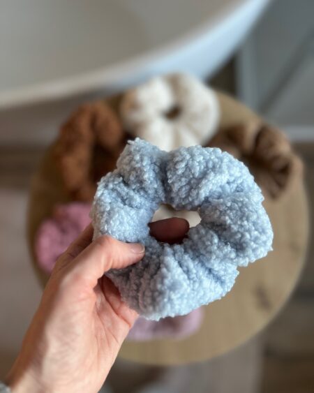 Scrunchie BŁĘKITNA