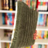 Book sleeve z imieniem i motywem ogrodniczym, ręcznie szyte etui ochronne na książkę.